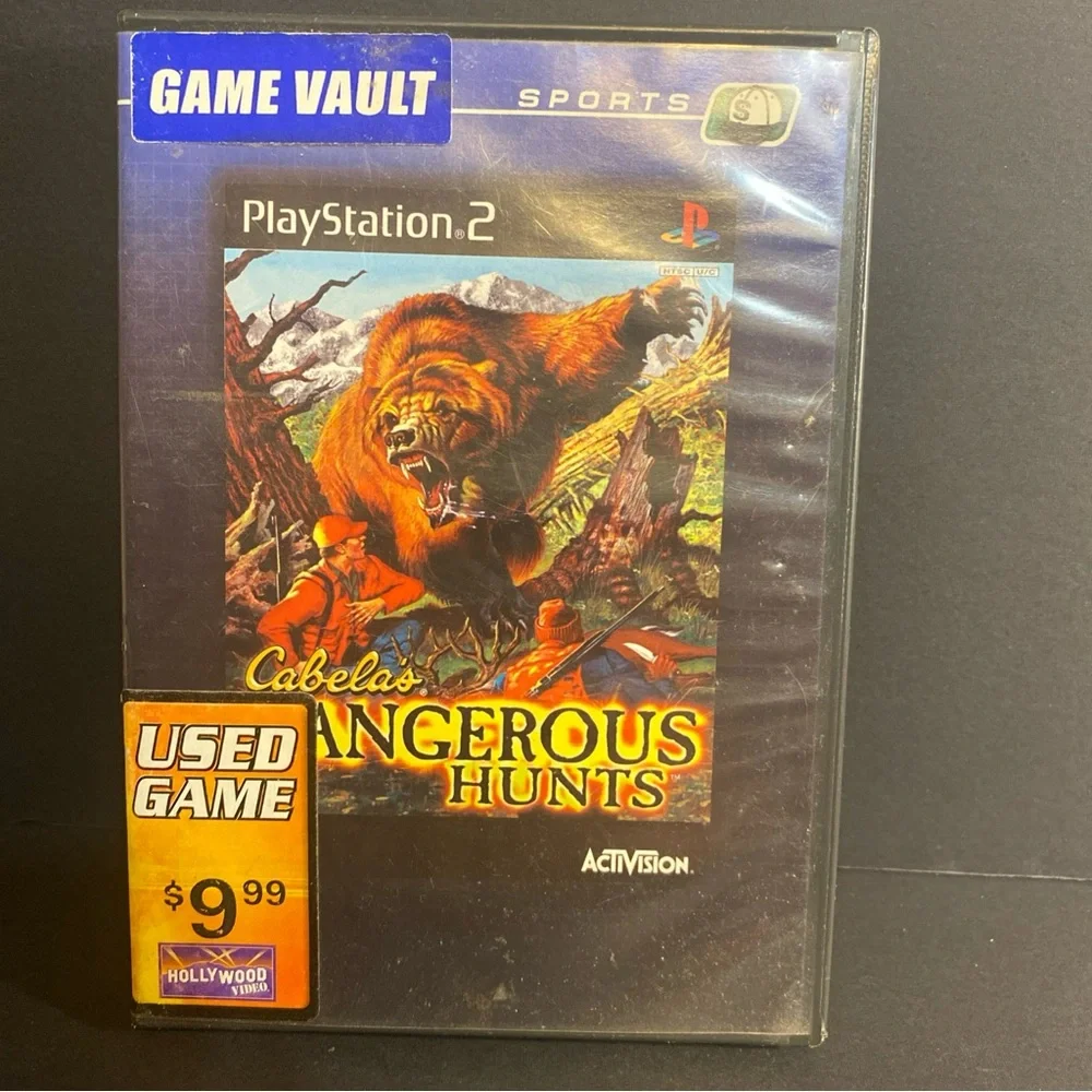 Cabela's Dangerous Hunts Sony PlayStation 2 Tested‎ Works No Manual